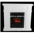 European style wooden fireplace frame
